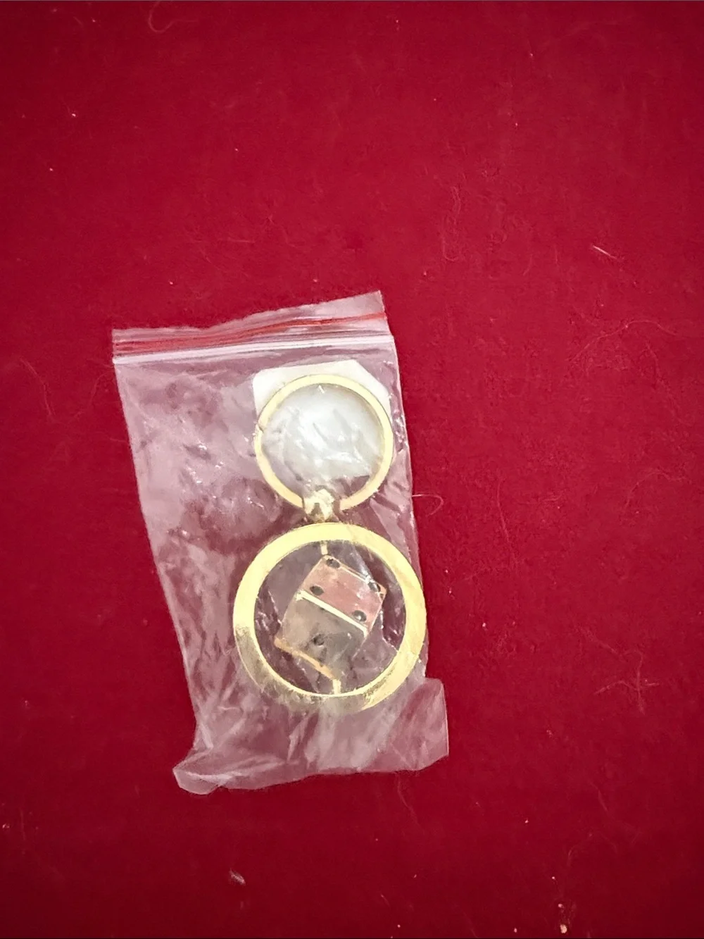 Hustler Hollywood gold tone